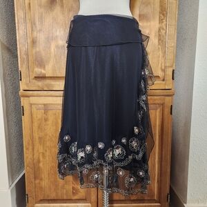 Y2K Odille Fairy Goth Skirt | S